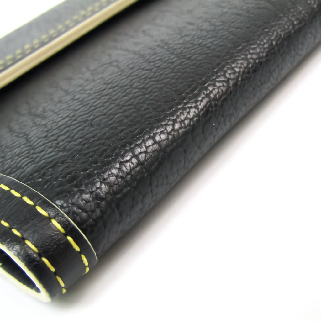 Tresor Women's Noir International Leather Pre-Owned (bi-fold) M91836 Wallet Long Porte Suhali Suhali (Good)