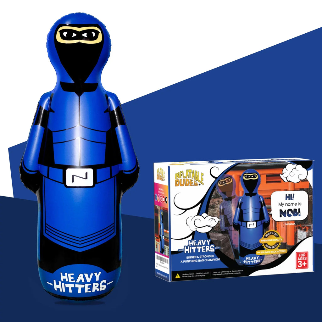 Ninja with Kids - Sand inches Dudes) (Inflatable Large Punching |Filled Bag 63