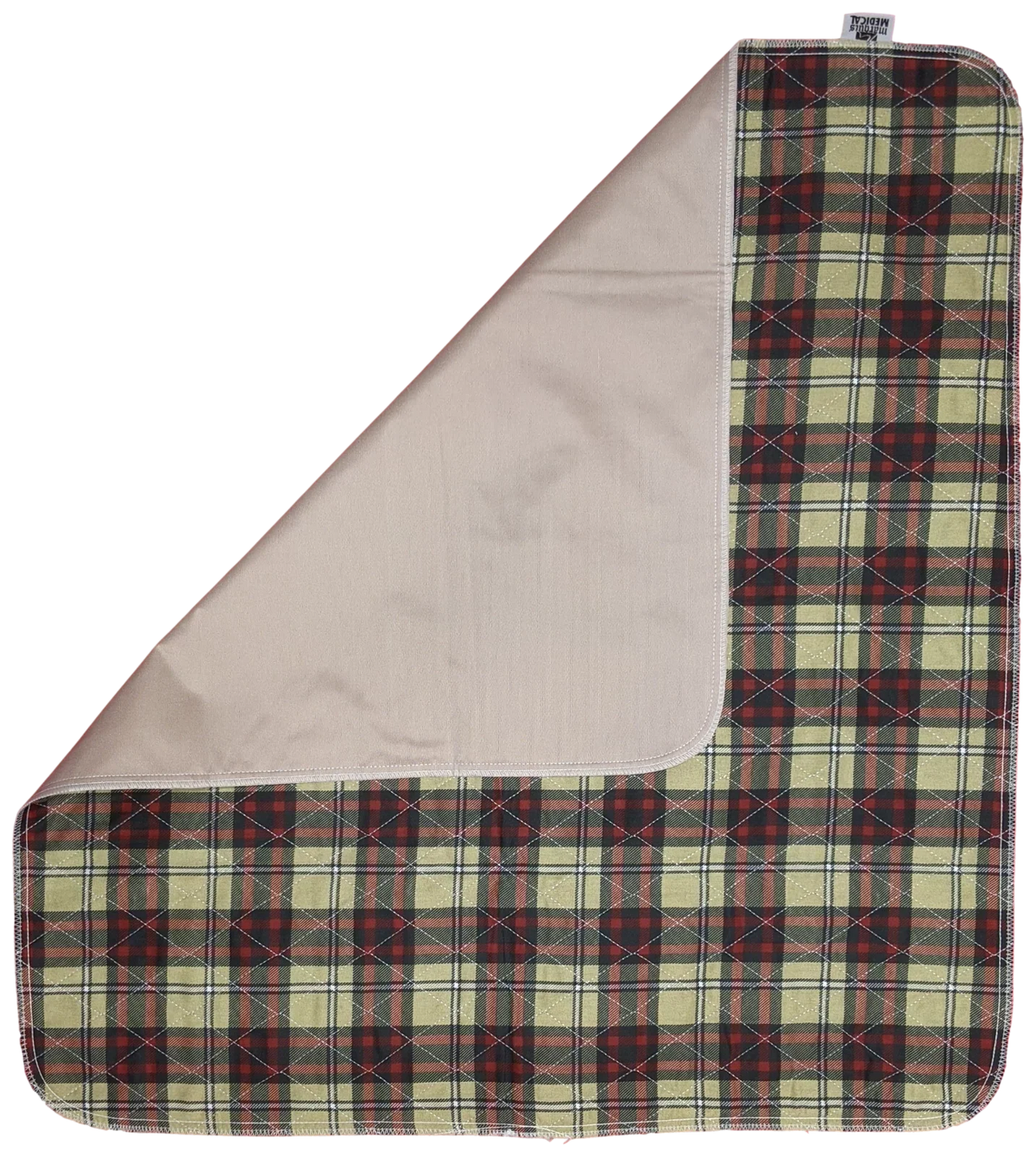 Pack Protection 34 Washable Underpad x Masking Stain for Bed - Urinary Children Plaid Absorbent 36 Seniors 24 Pad Incontinence