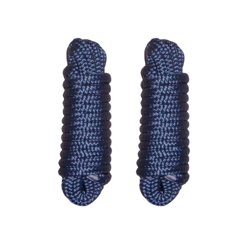 Braided Double Mooring NAVY 2 Nylon BLUE Strand Rope Dock Inch Line Boat 1/2 15 PCS FT 16 Dock Line