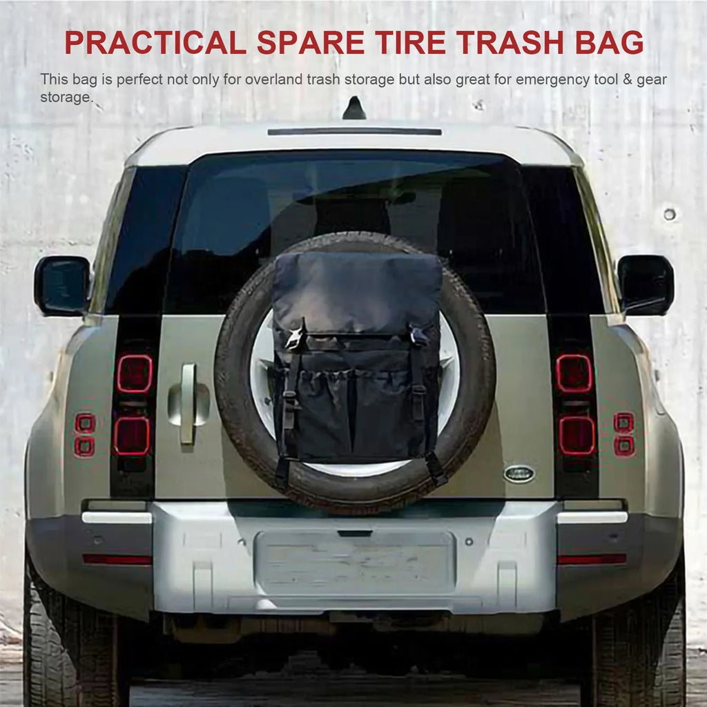 Bag Car Trash Tool Off-Road for Organizer Multi-Pockets Cargo exterior Camping Gear Tire Backpack Backpack Travel Bag Spare Storage
