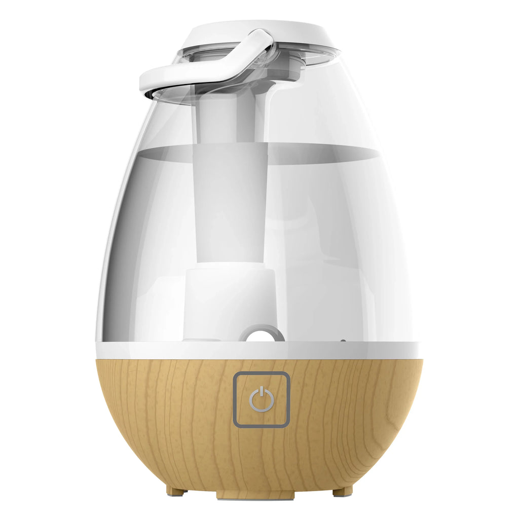 (New) Mist 0.4 Humidifier, Sharper Gallon Light Ultrasonic Image Ash Woodgrain Cool