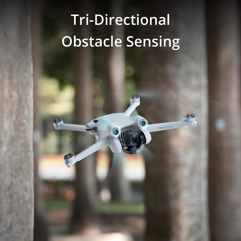 Remote Backpack Tri-Directional Obstacle Pro 3 Card Smart 4K/60fps 128GB DJI Screen) Quadcopter (With Flight 34min Bundle w/ Mini + + Drone Sensing 48MP, &Accessories Deco RC Gear Time, Video, Camera