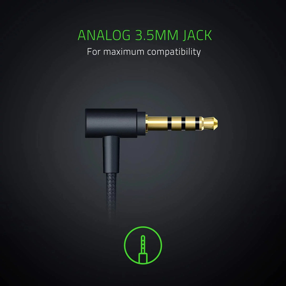 Headphones Gaming Dual Driver In-Ears Black Duo Hammerhead Razer