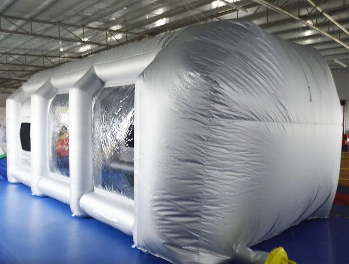 Blower 2 Inflatable Filtration Painting System Booth Portable Car 33*16*11ft TECHTONGDA Inflatable Booth with Spray with Spray Air Booth