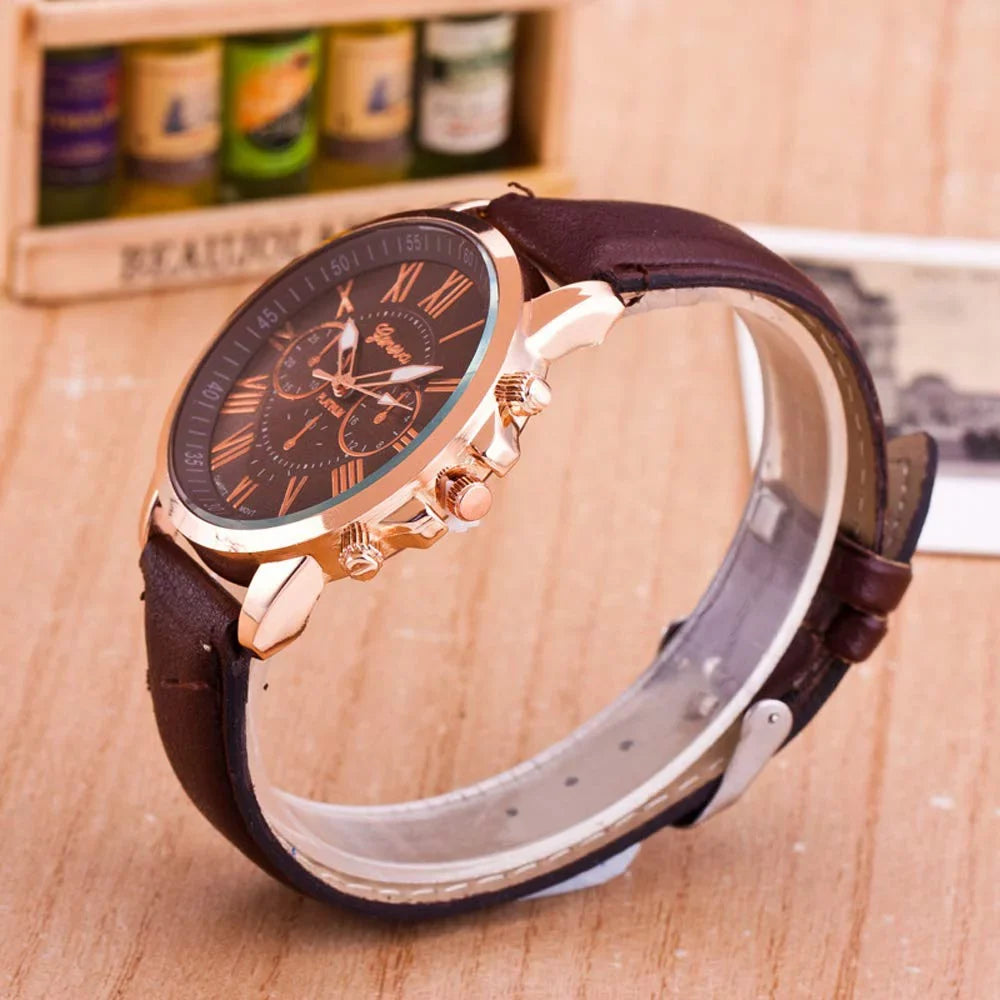 Watch Ladies Analog Numerals Pack Set Men Weicam Girls Leather PU Wrist Watches Assorted Fashion Women Roman 10 for Wholesale Unisex Quartz