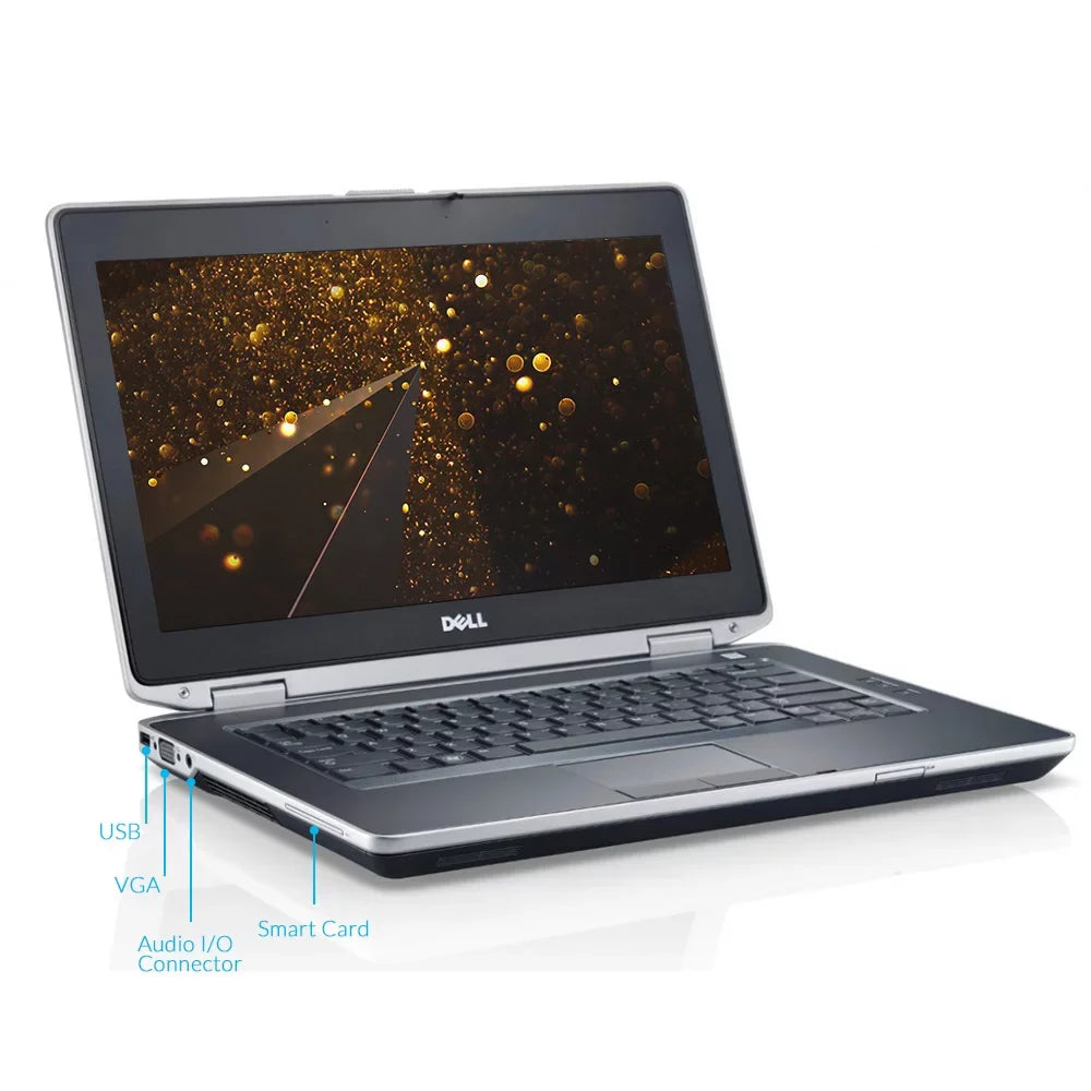 Gen SSD 3 8GB Laptop RAM Core Bit 10 E6430 64 i5 Professional Windows 240GB Used Dual