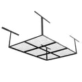 Capacity, Grid x Garage Adjustable 20" to Height, Overhead Bikes Storage 6' Storage Loading Bins Attachments with Wire System, 41" Equipment for 4' Rack, LB Titan 500 Metal Organization Mount Ceiling