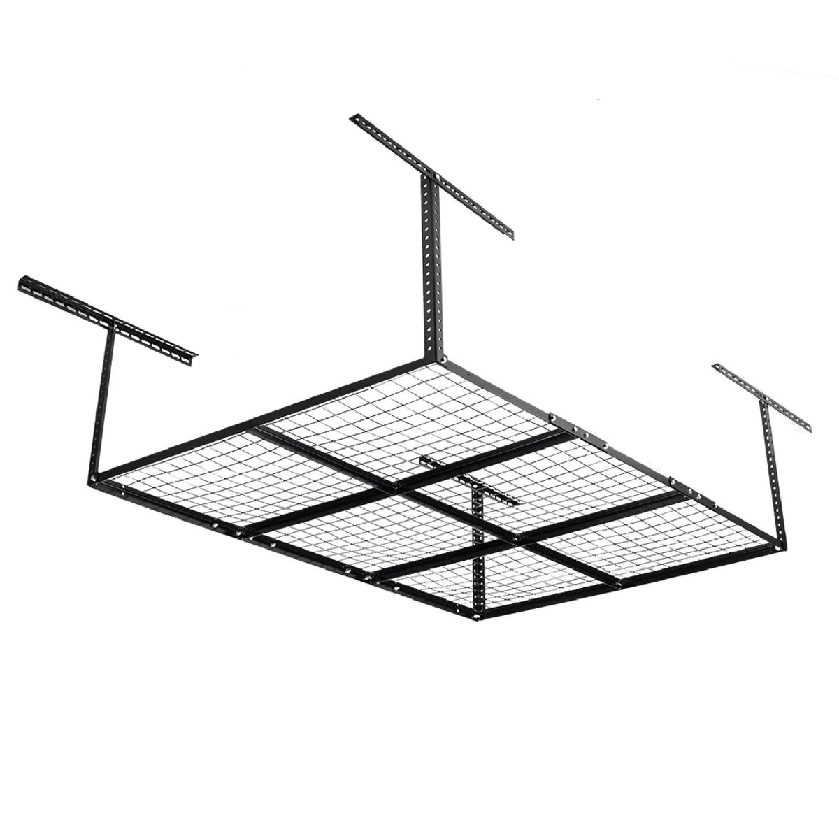 Capacity, Grid x Garage Adjustable 20" to Height, Overhead Bikes Storage 6' Storage Loading Bins Attachments with Wire System, 41" Equipment for 4' Rack, LB Titan 500 Metal Organization Mount Ceiling