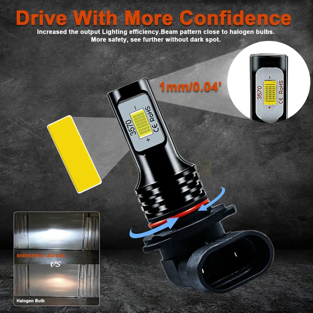 Headlights For Super 2000-2006 LED Tahoe Lights Kit Chevy 2002 2000 Silverado 1999 2001 Bright white Bulbs 6000K 6X