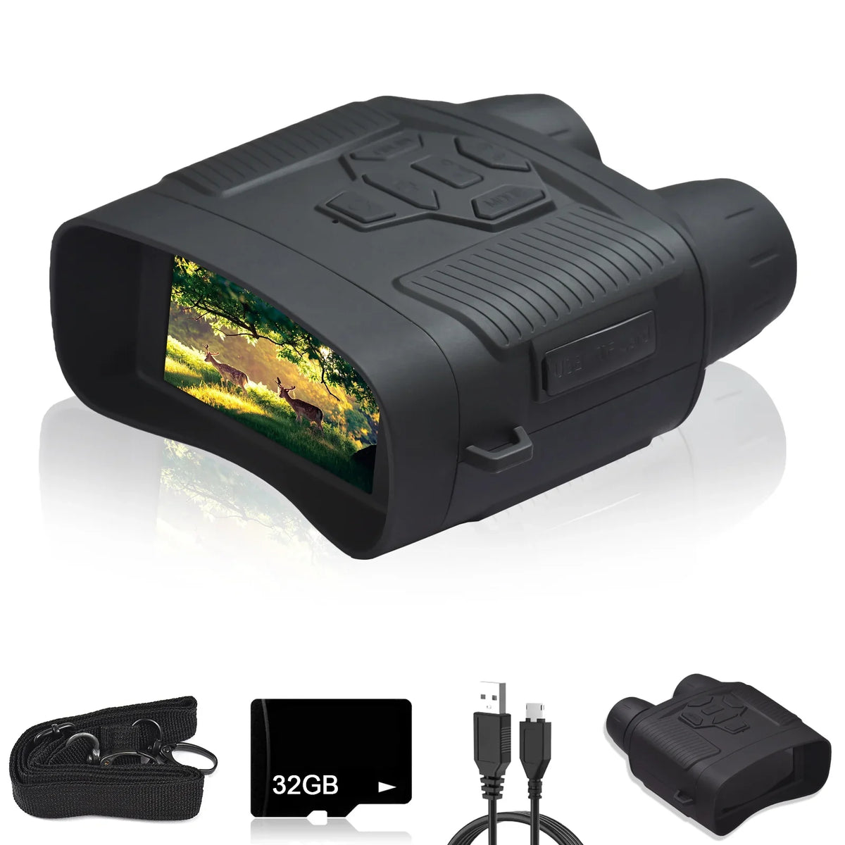 Carevas -shake Vision shake Device Function scope,Infrared Infrared Night shake Vision scope Device Function Enhanced Vision Vision Dazzduo Observation shake -shake Stable 4K