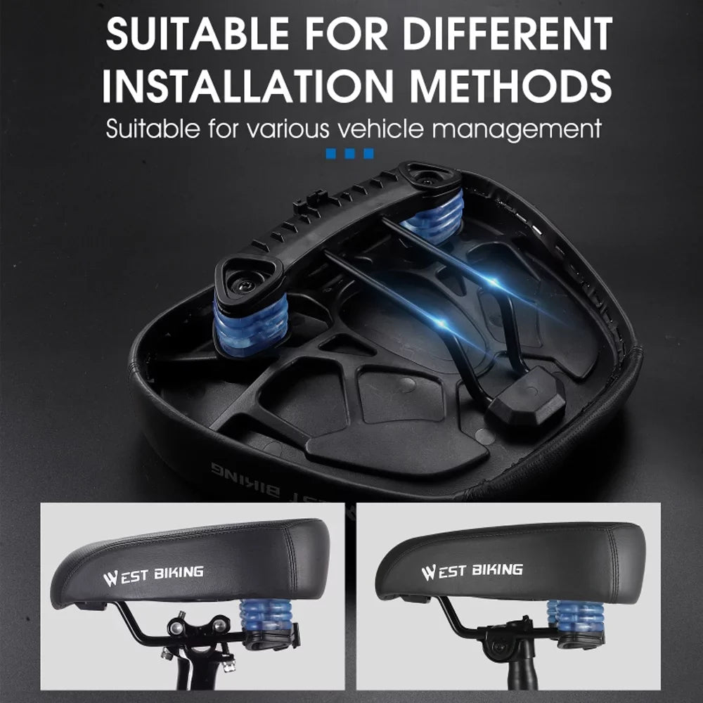 Shockproof for Comfortable Widen Cushion Replacement Aibecy Ergonomic Design Thicken Distance Bike Saddle Road Riding Long