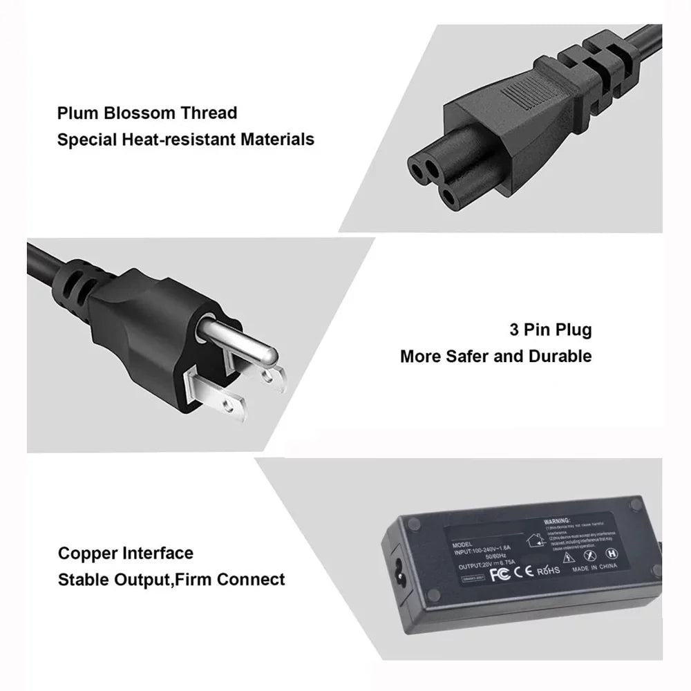135W 80WK 81A0 CJP-Geek AC 80Y5 Legion 80YY1 Adapter Y520-15IKBN Power Lenovo Charger for