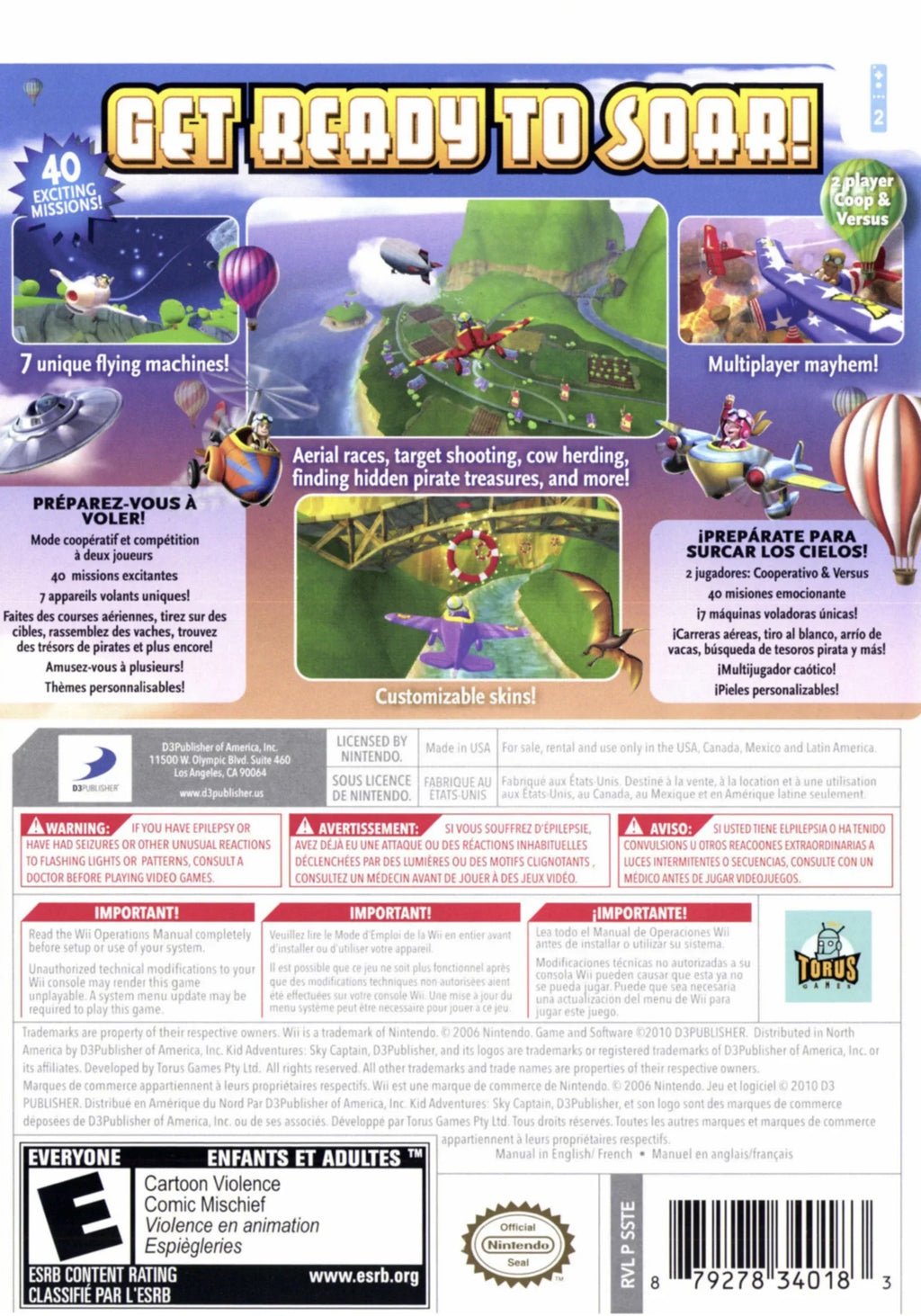 Kid Sky - Wii Captain Adventures