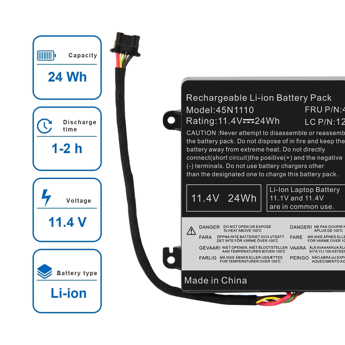 45N1108 Lenovo For ThinkPad Battery T460 T450S