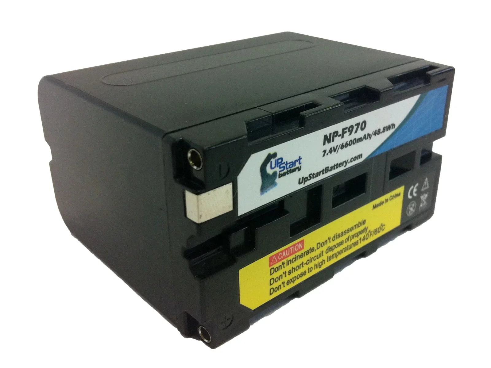 '- Capacity Capacity 7.4V, Lithium-Ion) Camera NP-F970 Battery Battery Digital High Pack UpStart Replacement 2x - High GV-D800 for (6600mAh, Battery