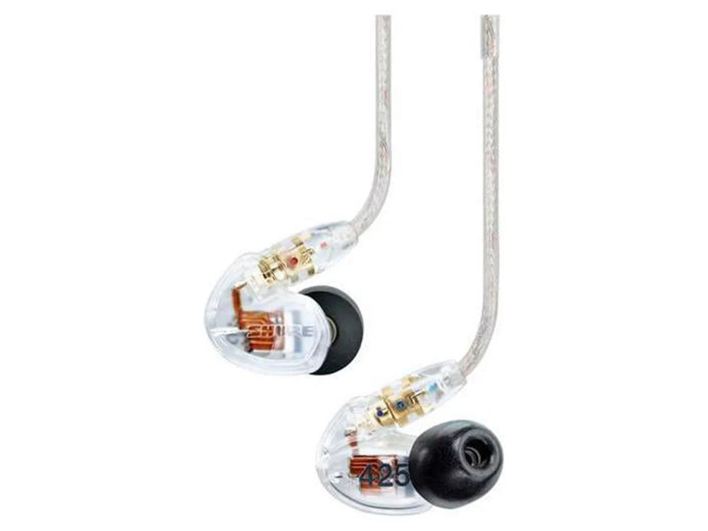 Clear In-Ear Driver Earphones - Dual Sound Shure Isolating SE425 Pro