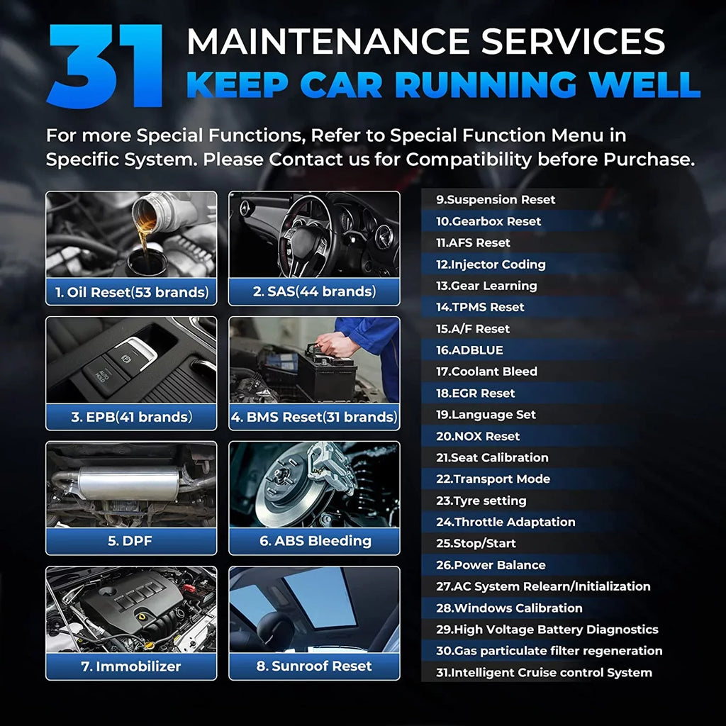 Diagnostic OBD2 Scan 31+Maintenance Scanner 2-Year ArtiDiag Pro OE-Level Systems Free Tool, Online-Coding Update TOPDON Full & Diagnosis, Car