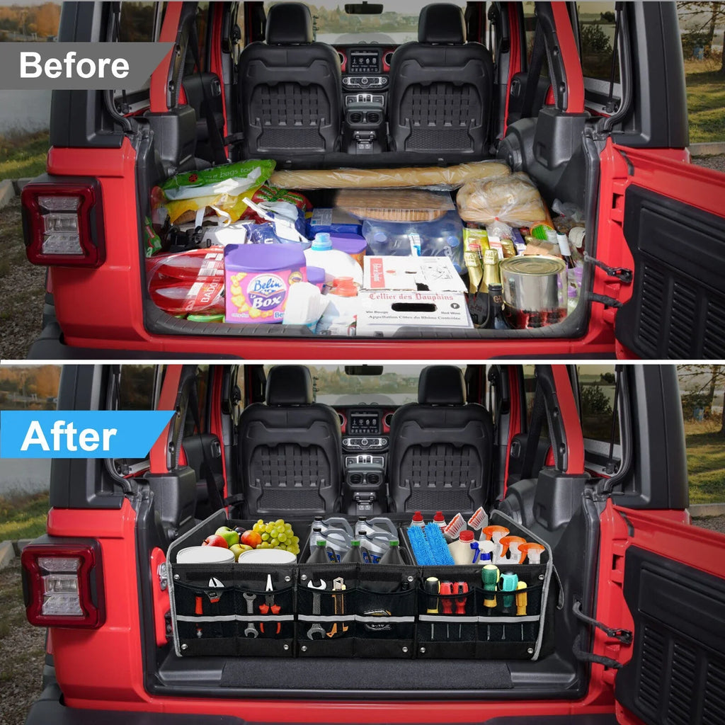 Truck Container Car Cargo Storage Compartment Trunk Multi US SUV Organizer for
