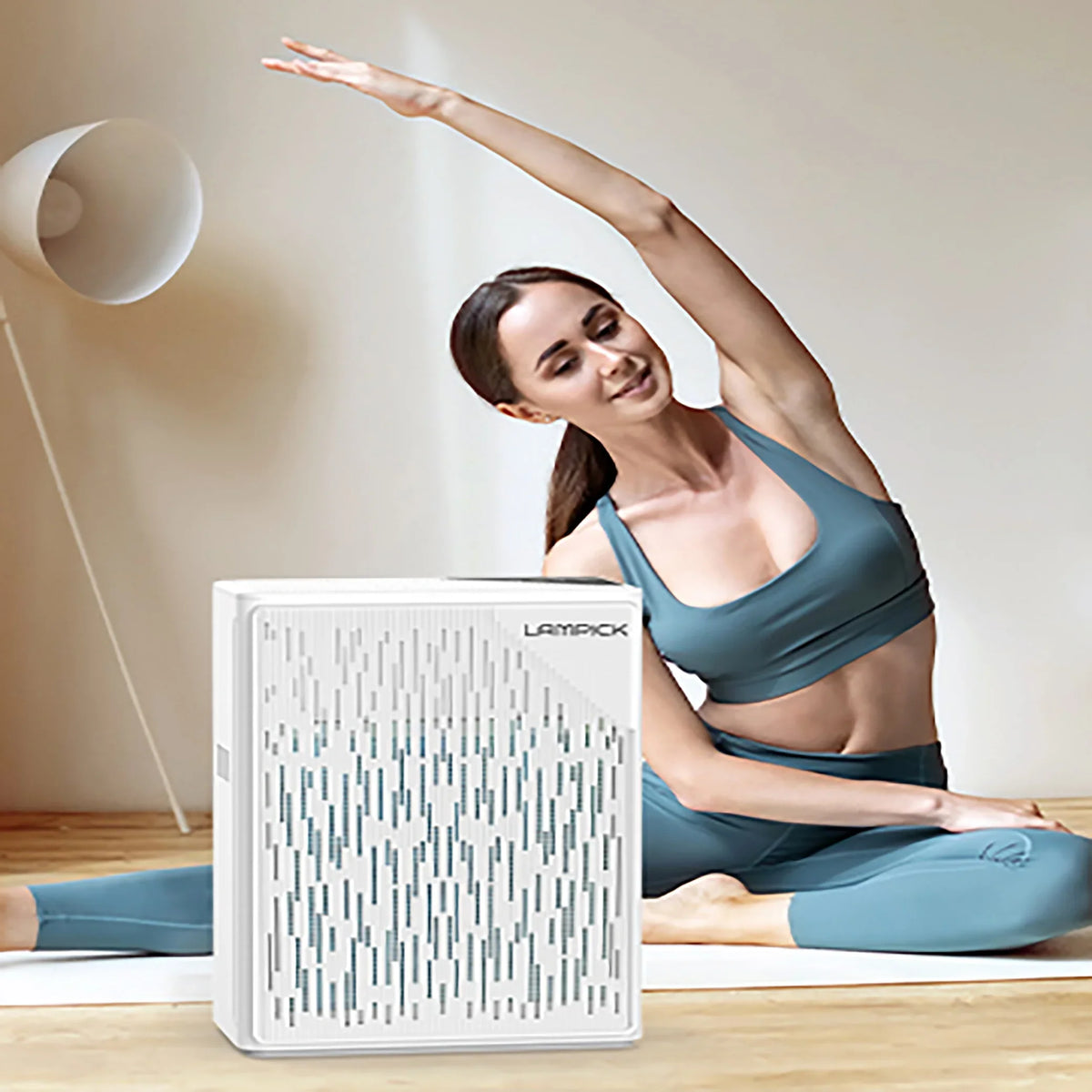 Sq HEPA ft, Purifier 99.97% LAMPICK Filter, Pet Remove up 1076 Hair of to Air with Smoke Cleaner Air