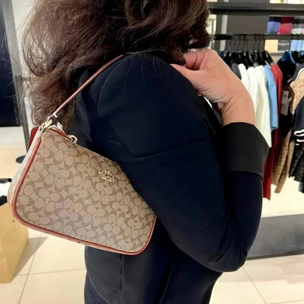 Nolita Signature CE698 Khaki Coach In IN Terracotta Canvas Colorblock 19