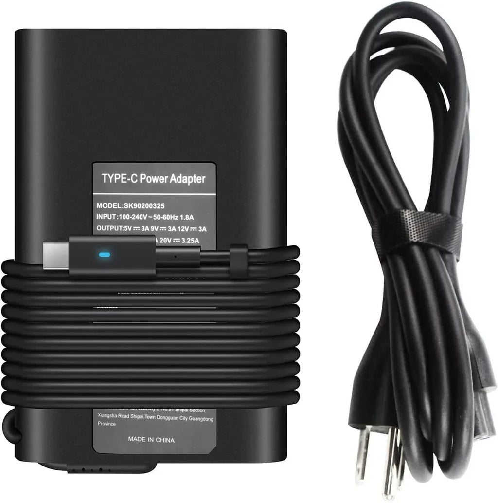 5480 Charger Latitude 5310 Adapter Type 7370 5520 5420 5285 5290 C 7420 Laptop 5179 USB for 5320 C 7410 65W 5400