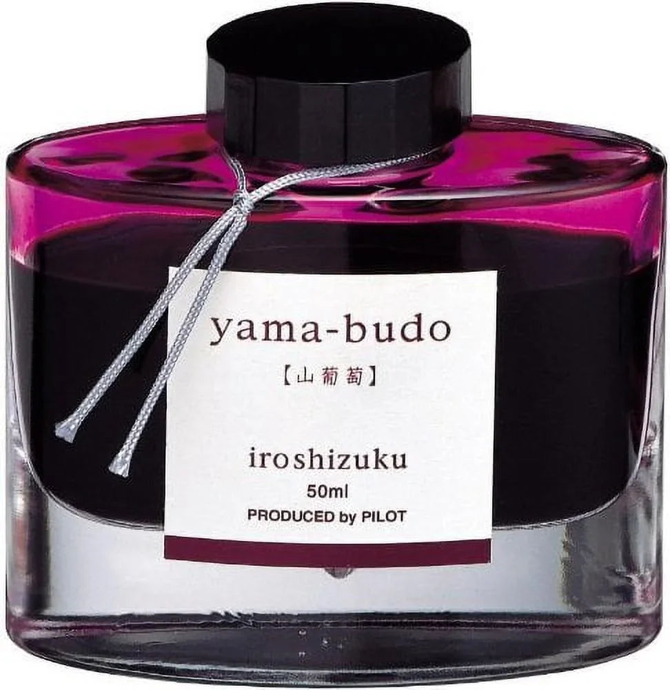 (69217) Pilot Pen Ink, Bottled Purple Yama-Budo, Iroshizuku Red Vine, Fountain Crimson Glory