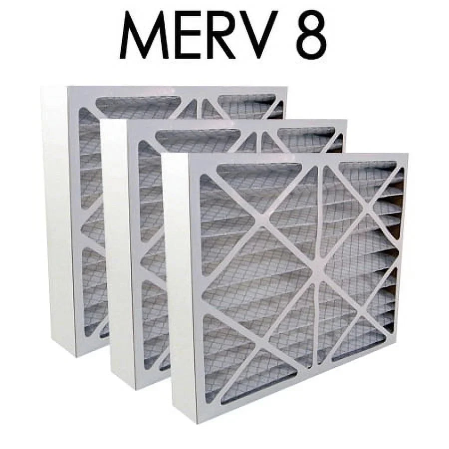 | 3PK - Pleated 15.5x19.5x3.625 dimension MERV Actual 8 Filter 16x20x4 Air