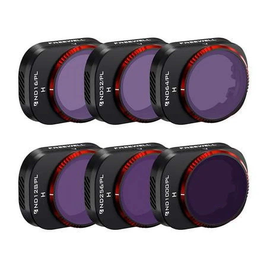4 Filter Lens DJI Day Drone, Mini Kit Pro ND/PL 6-Pack Bright for Hybrid