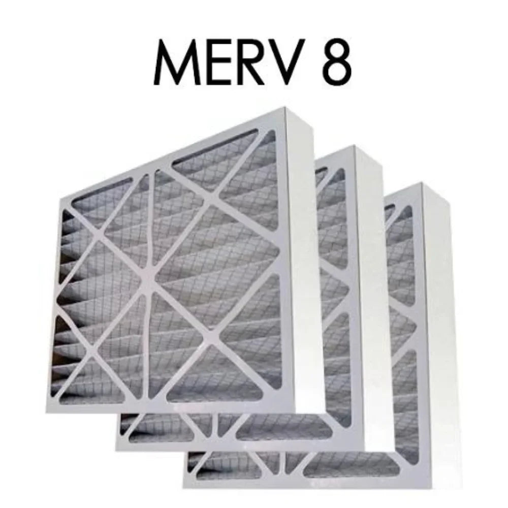 | 3PK - Pleated 15.5x19.5x3.625 dimension MERV Actual 8 Filter 16x20x4 Air