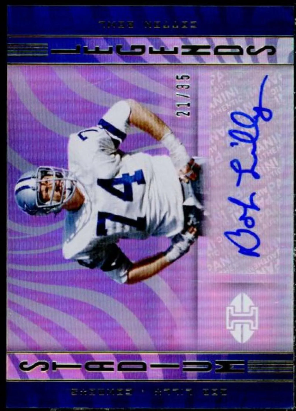 Panini #18 2019 Autographs Bob Illusions Stadium Card Legends Lilly