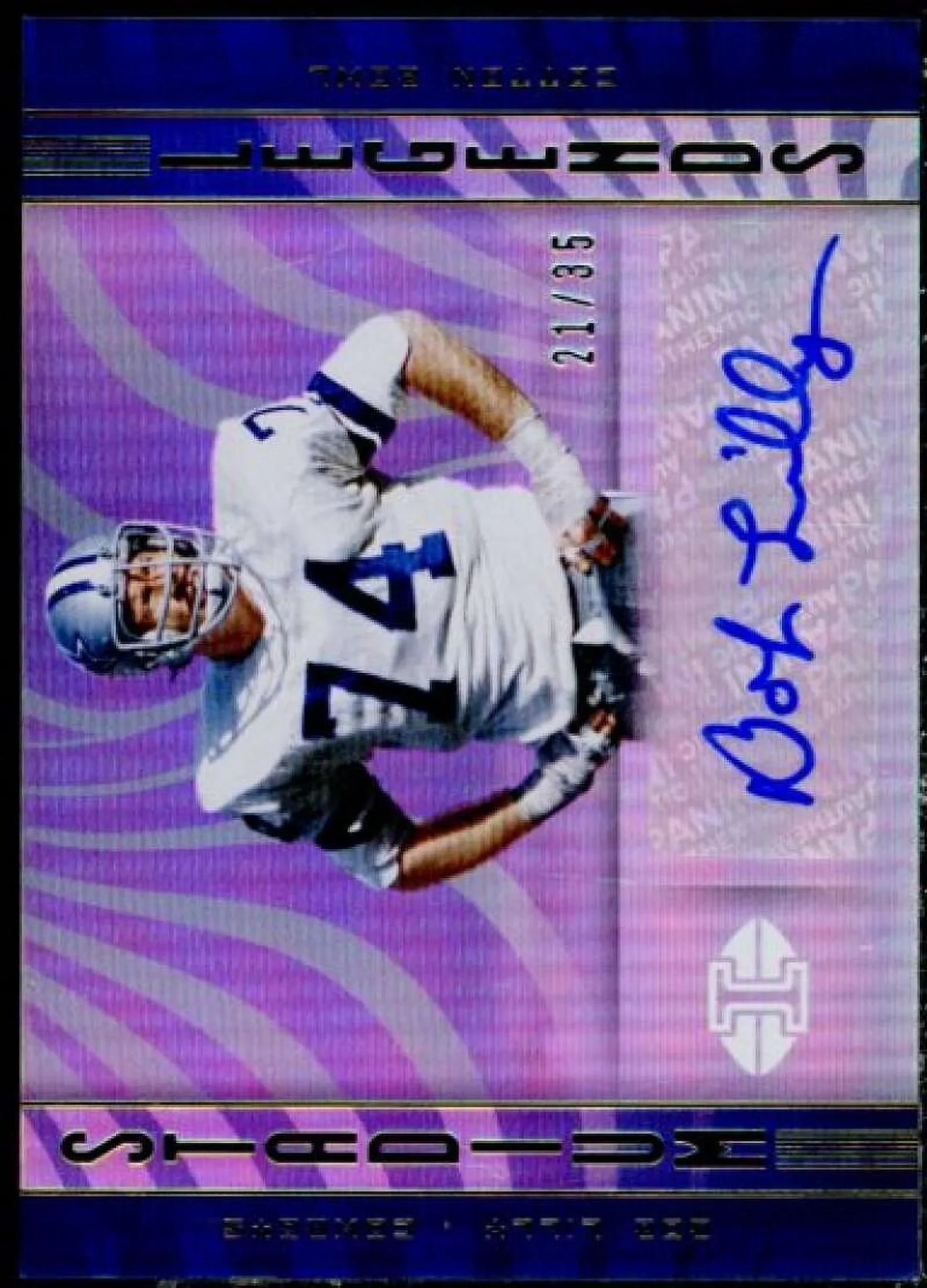 Panini #18 2019 Autographs Bob Illusions Stadium Card Legends Lilly