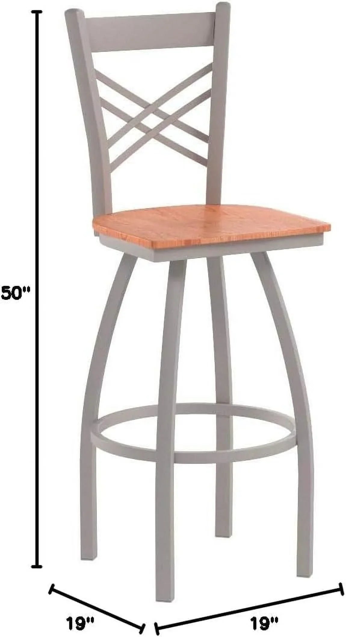 Caalina Anodized Wih 36" And Swivel Oak Finish Medium 820 Sea