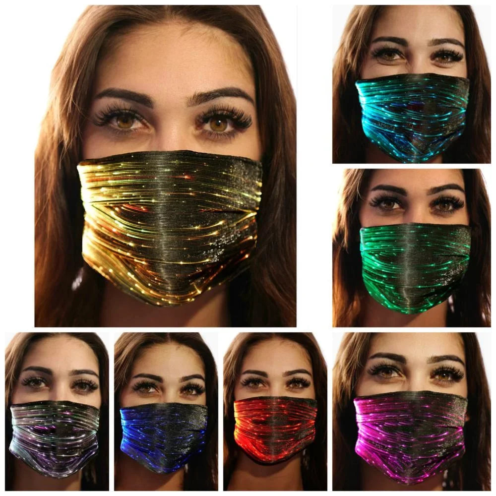 Black Inc. 106332 LED Western Fashion Mask - Party