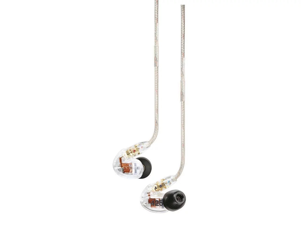 Clear In-Ear Driver Earphones - Dual Sound Shure Isolating SE425 Pro
