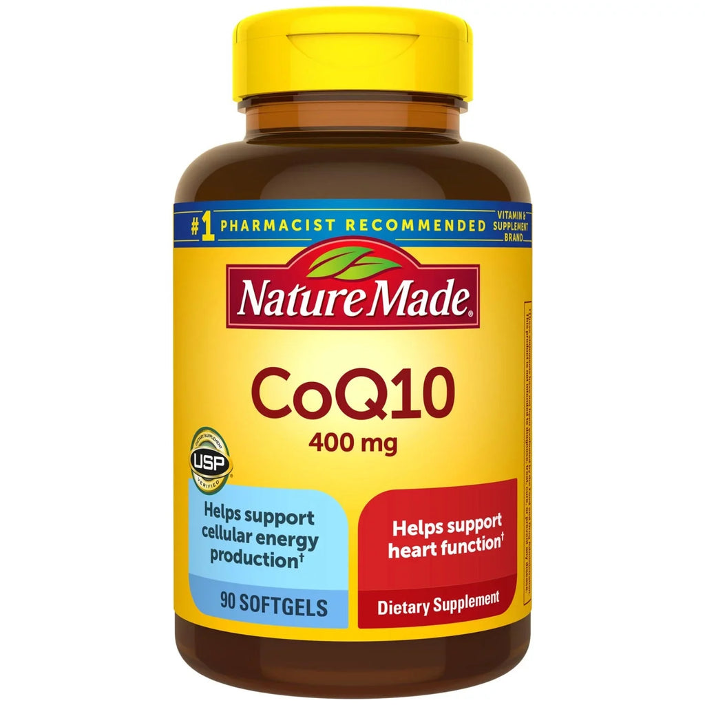 (90 Nature 400 CoQ10 Made mg Softgels Count)