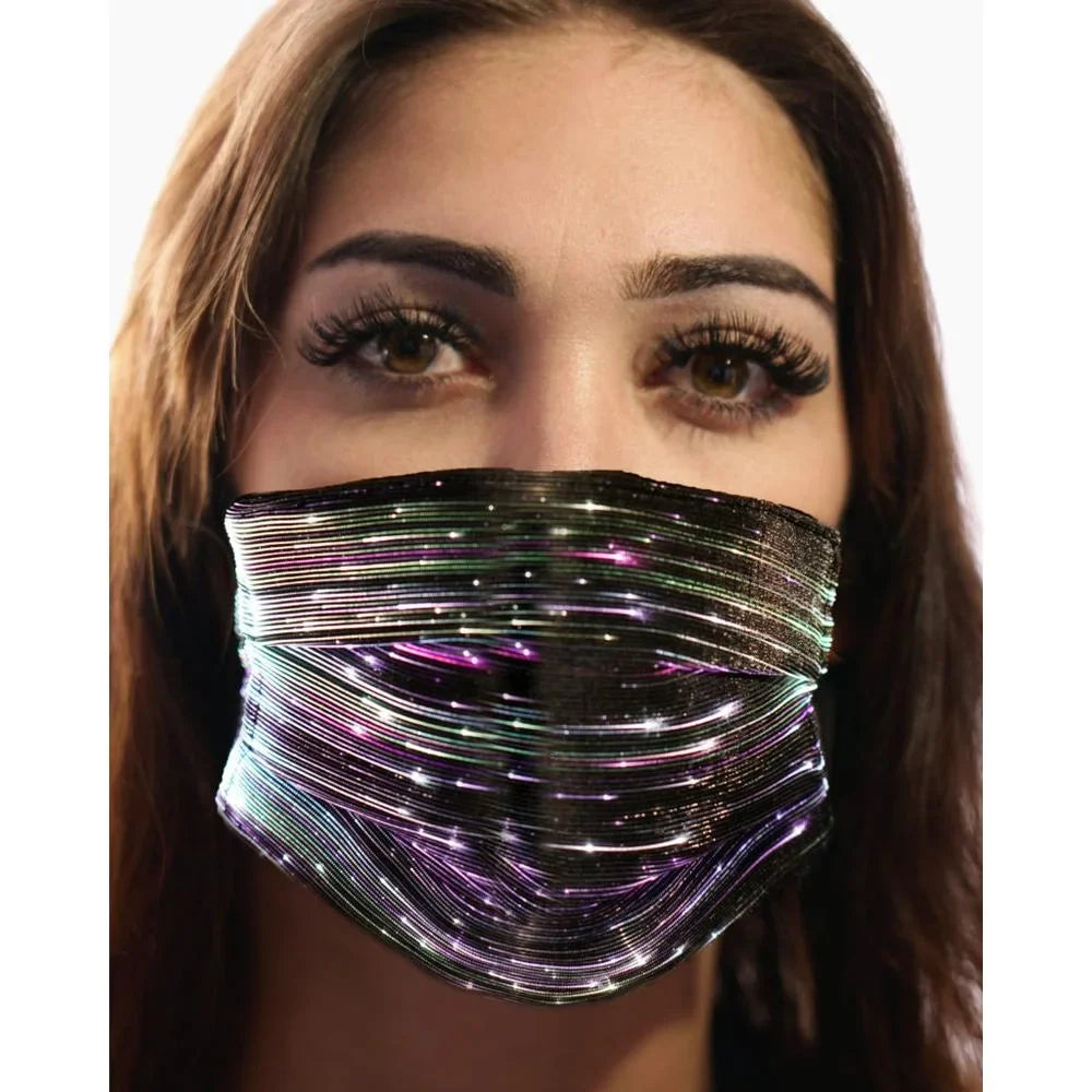 Black Inc. 106332 LED Western Fashion Mask - Party