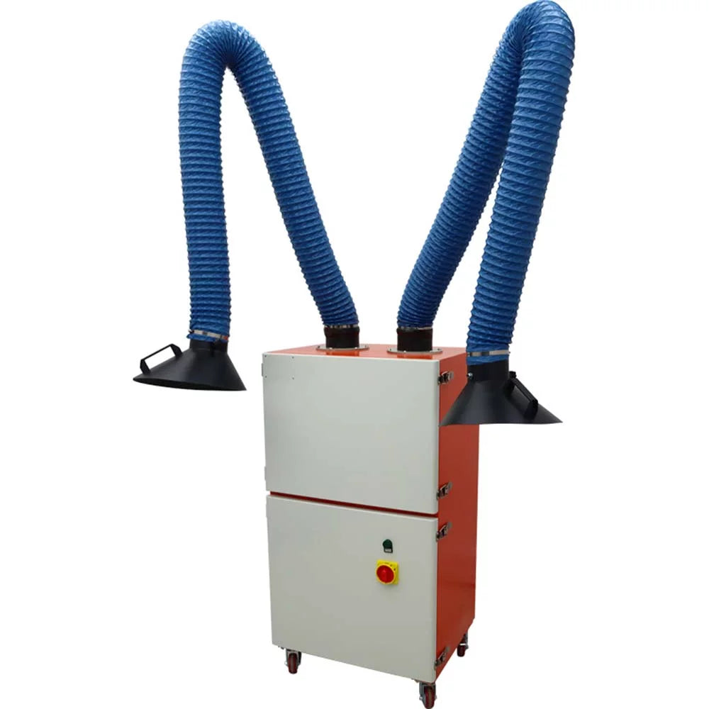 Fume INTBUYING Extractor Dual Mobile Purifier Smoke 220V Arm Welding