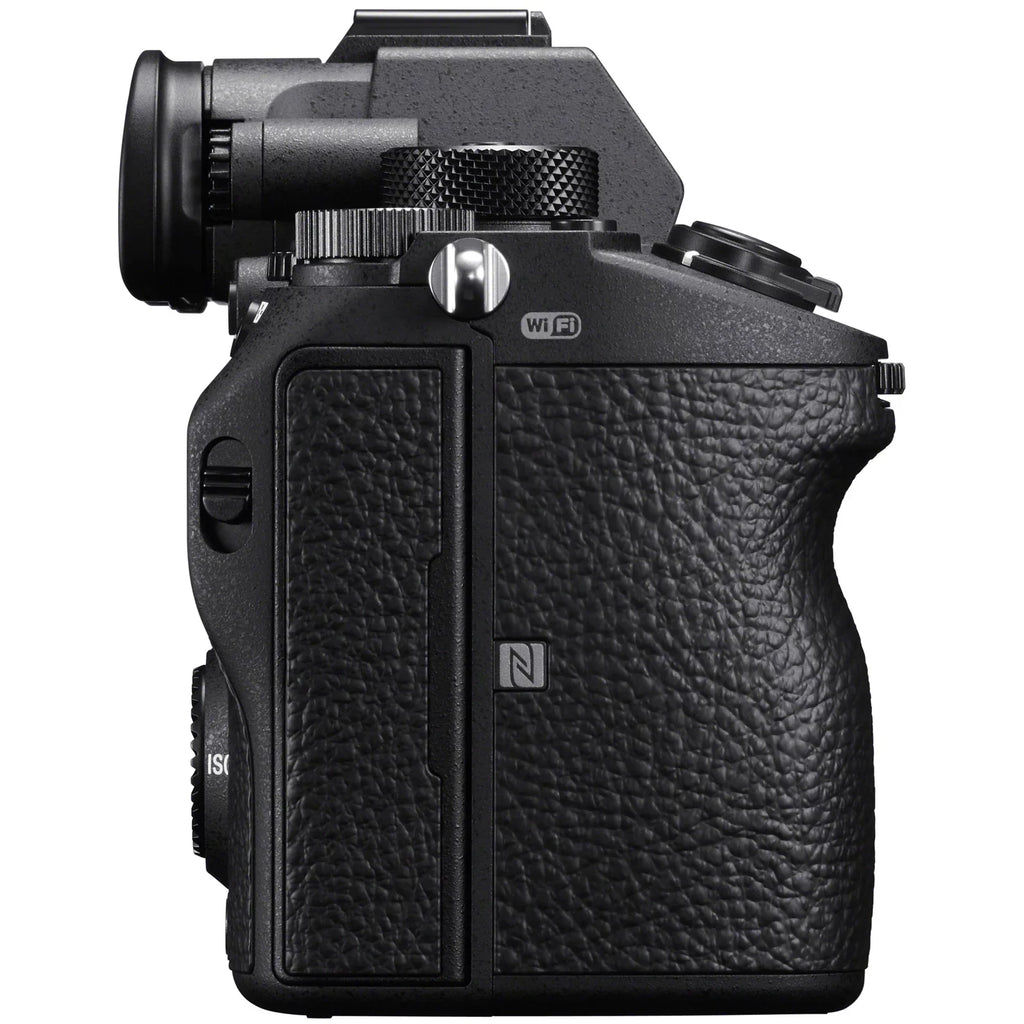 Frame 64GB Camera F3.5-5.6 Gear 28-70mm + a7 Body OSS Content Lens Charger Battery Backpack III + Double Photography Creator External Kit with Full ILCE-7M3K/B Deco Bundle Mirrorless with Card