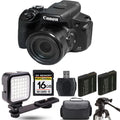 Kit + HS Digital Camera SX70 PowerShot Extra Canon Battery - LED + 16GB