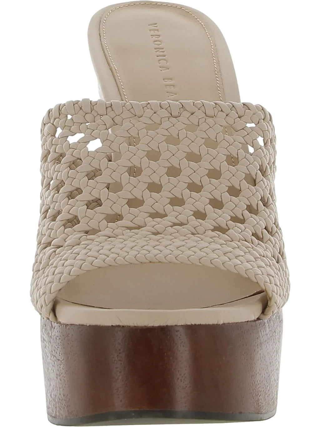 Guadalupe Womens Clogs Toe Peep Veronica Beard Woven