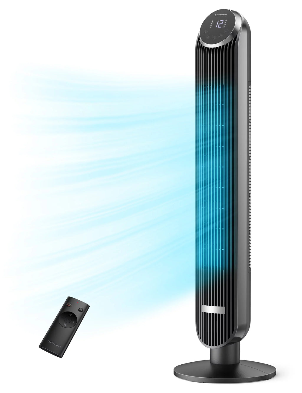 Oscillating Fan, Fan 12H Speeds, for Filter, Remote, Fan Tower Bladeless 120° TaoTronics Office 42" Fan, Standing 12 with Modes, Timer, Home, Dustproof Mesh 4