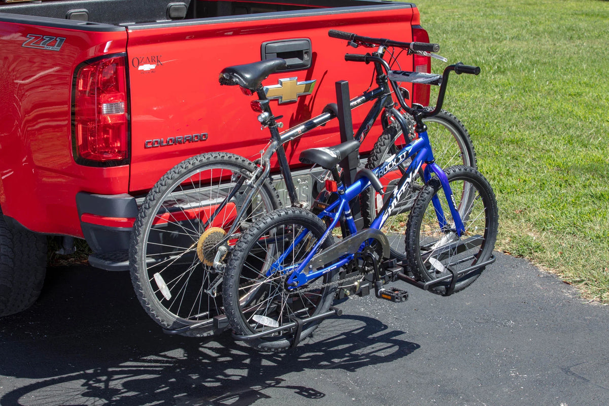 lbs. Tough Hitch-Mount Foldable Rack 2-Bike Capacity 80 Platform Hyper Car 10104071