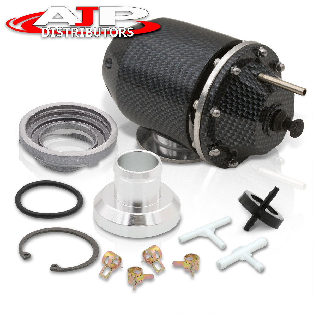 '+ (Carbon Charger Weldable Blow Flange Adapter O-Ring Kit design Valve Fiber) Turbocharger BOV SQV Turbo - Universal Off Aluminum Billet