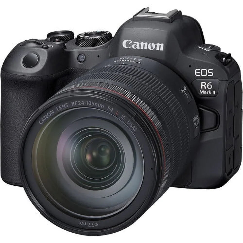 Card 2 + 64GB External + Camera Photo + EOS x LPE6 Software R6 Memory Case Reader Card Corel Mirrorless + + + f/4 II Mark 24-105mm + with Light + Charger Canon Battery Lens (5666C011) More LED