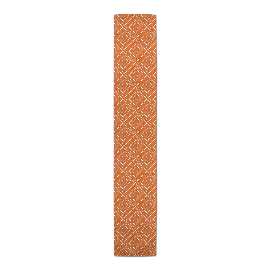 Creative 16x72 Products Runner Table Poly Orange Diamond Twill