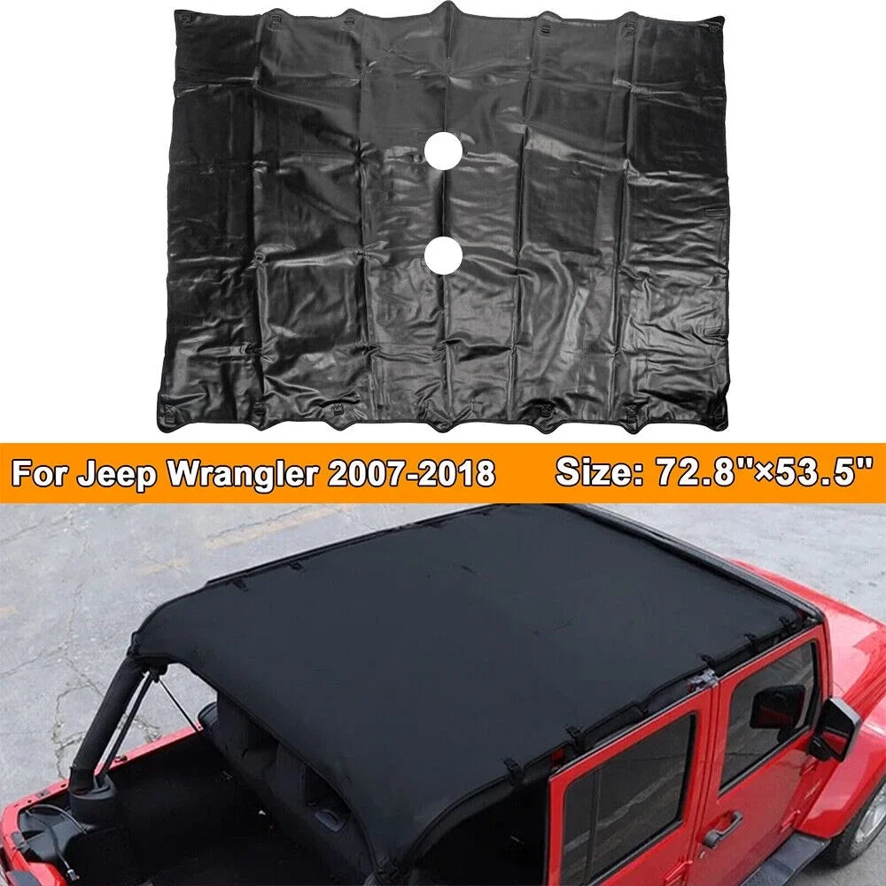 Wrangler Protection Sunshade the Top JKU from JK 07-18 Jeep Paddsun SunFor Leather