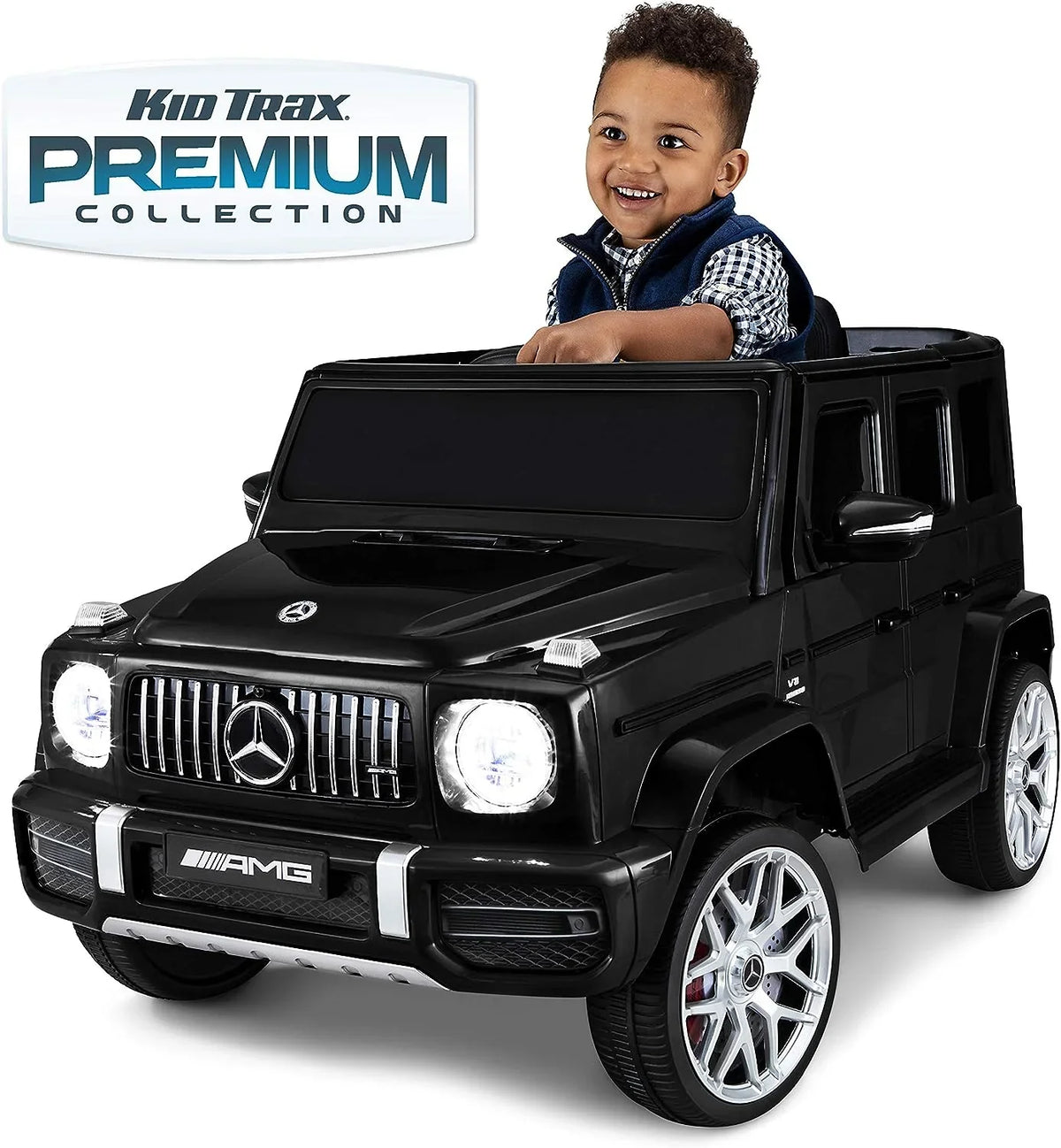 Black Electric Toy, Ride-On 6 Ages 3-5 Car G63 Trax Volts, Years, Kids AMG Kid Benz