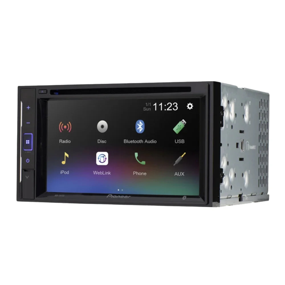 KIT4711 AM/FM F150 Camera/Install for Media Classic DIN 2013-2014 Bundle Double 6.2" Kit/in-Dash with AVH-241EX Pioneer W/ Bluetooth/Backup Digital Car Receiver Dash DVD/CD Stereo Touchscreen