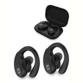 Secure TWS Bluetooth Sporty Ergonomic (BE-204) with XT-33 Fit and Zip-Case Earbuds Design